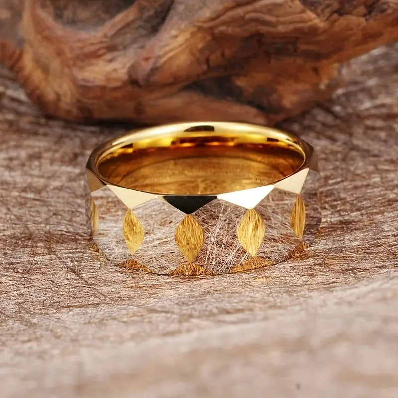 Honeycomb Tungsten Ring 9mm