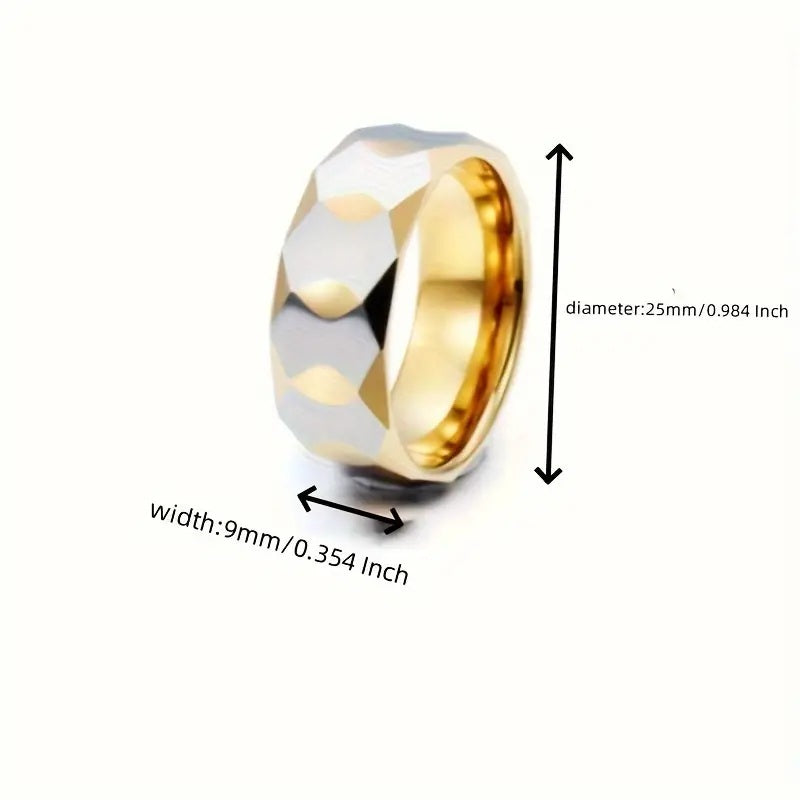 Honeycomb Tungsten Ring 9mm